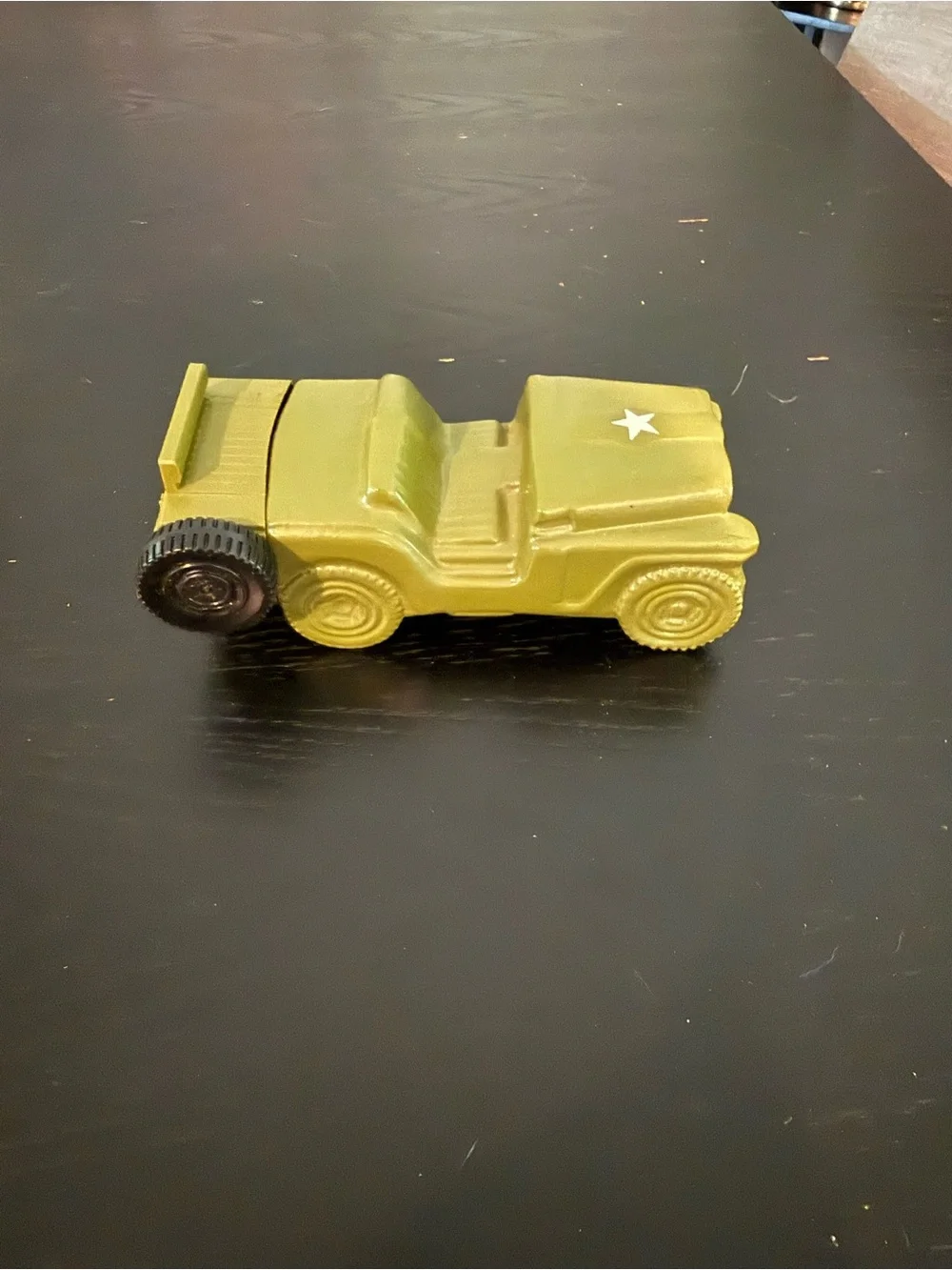 Avon Army Jeep Spicy After Shave - Olive Green and Tan